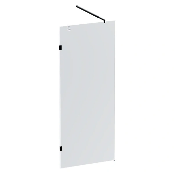 Душевая перегородка Am.Pm X-Joy 80 см профиль черный W94UWI-80-F1-BTE (детальная фотография)