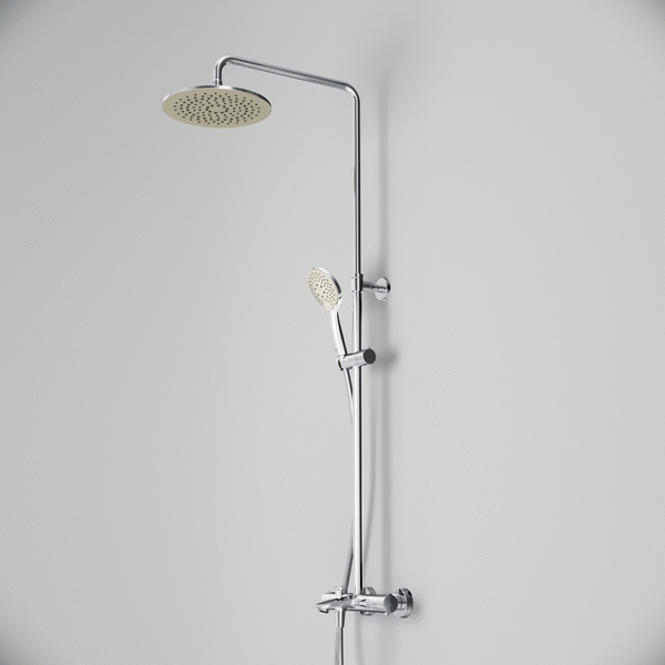 Душевая стойка Am.Pm Gem с термостатом F0790520 (детальная фотография), современные, hi-tech index_1