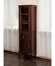 Шкаф, цвет орех матовый, фурнитура бронза, La Beaute Marian