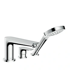 Смеситель на борт ванны хром Hansgrohe Talis E