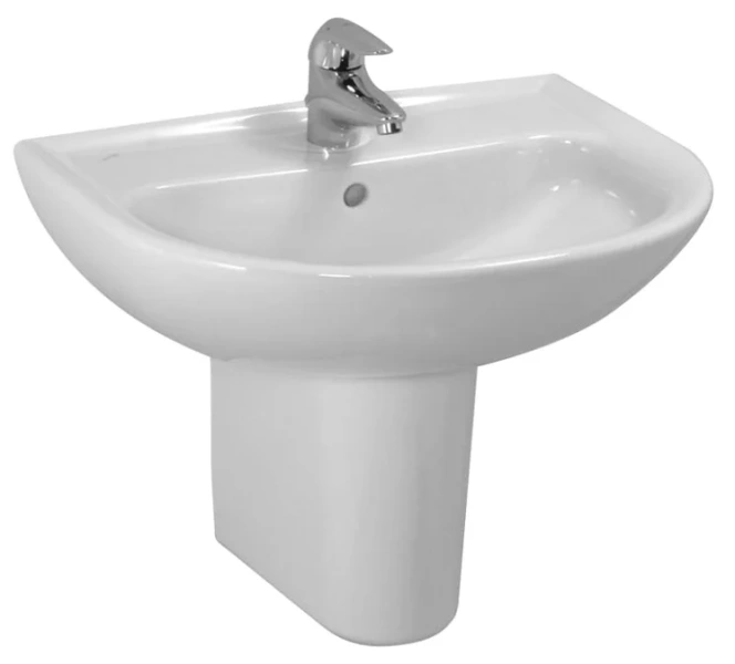 Раковина Laufen Pro 65 см подвесная, с 1 отверстием для смесителя 8.1095.3.000.104.1 (детальная фотография)