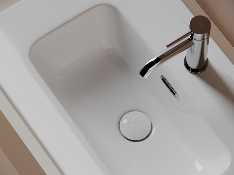 Раковина Ceramicanova Compact 61 см белая CN7025 (детальная фотография), белые
