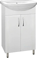 Тумба под раковину напольная Style Line Эко Стандарт 50 см белая