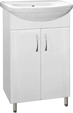 Тумба под раковину напольная Style Line Эко Стандарт 50 см белая