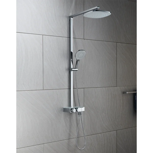 Душевая стойка Black&White Universe хром 78550U (детальная фотография), хром