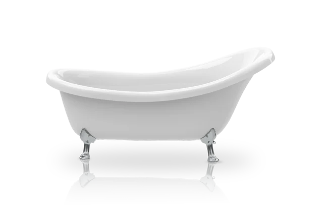 Ванна акриловая Knief Victorian 0100-061-02 174,5 х 83 см с 4-мя ножками лапа льва цвета хром (детальная фотография)