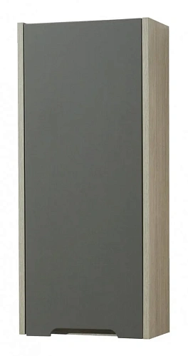 Шкаф подвесной Акватон Оливия 35 см грей/дуб ойстер, левый - фото 5