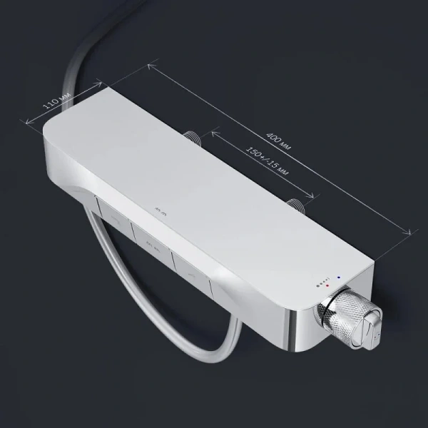 Смеситель для ванны Am.Pm Func хром F8F10500 (детальная фотография), современные, hi-tech