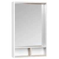 Зеркало Акватон Йорк 55 см белый, ясень фабрик