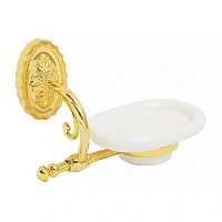 Мыльница Migliore Edera золото