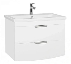 Тумба под раковину подвесная Style Line Жасмин-2 75 см белая