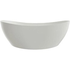 Ванна из искусственного камня Abber Stein 180x85 см белая матовая