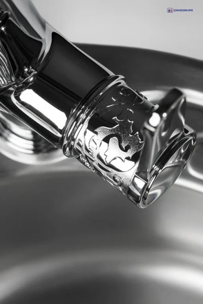 Смеситель для кухни Omoikiri Yamagata OYAM однорычажный (детальная фотография), классические, ретро, декорированные