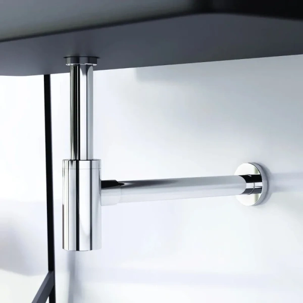 Сифон для раковины Damixa Option хром 210800000 (детальная фотография), современные, hi-tech