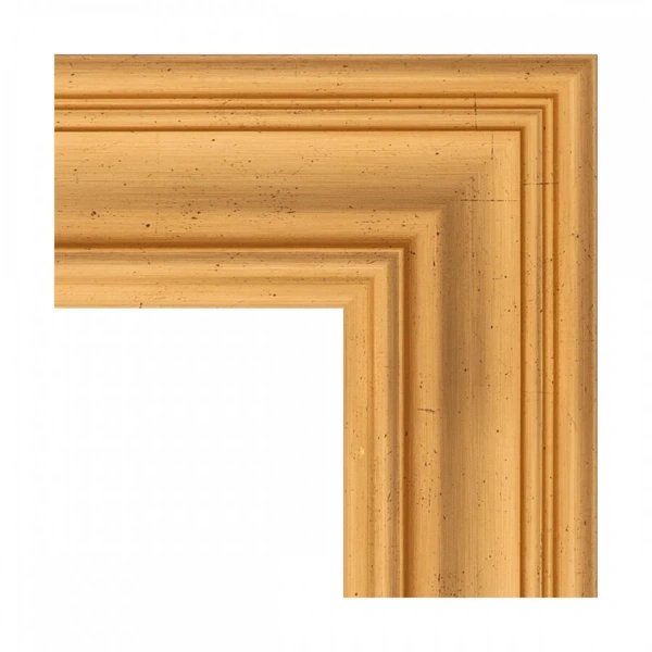 Унитаз подвесной CeramaLux Luxe Classic белый/золото 4288 (детальная фотография), классические, ретро, круглые
