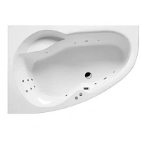 Ванна гидромассажная Excellent Newa Line 160 x 95 см, левая, белый/хром, WAEX.NEL16.LINE.CR
