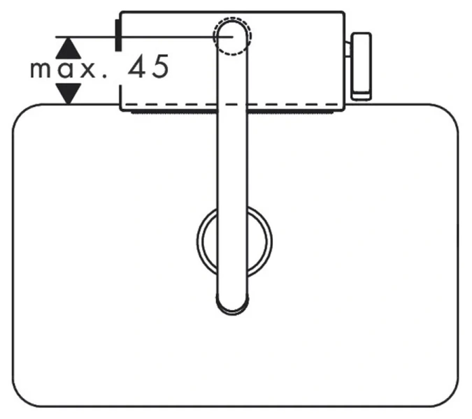 Смеситель для кухни Hansgrohe Aquno Select черный матовый 73831670 (детальная фотография), современные, hi-tech