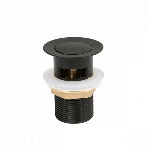 Донный клапан IDDIS Slide черный - фото 1