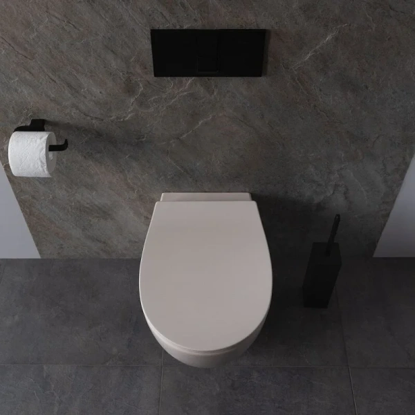 Унитаз подвесной Allen Brau Fantasy айвори 4.11004.IV (детальная фотография), современные, hi-tech, круглые