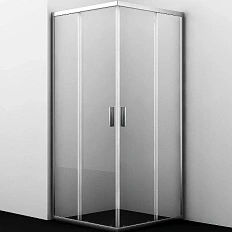 Душевой уголок WasserKRAFT Lippe 90х90 см профиль хром