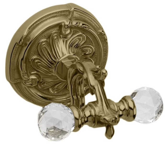 Крючок для ванной, бронза, Art&Max Barocco Crystal AM-1784-Br-C (детальная фотография)