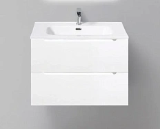 Тумба под раковину подвесная BelBagno Etna 70 см с двумя выкатными ящиками, bianco lucido