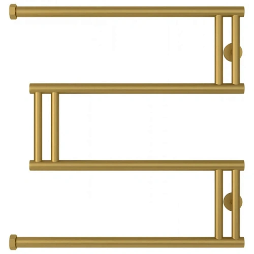 Полотенцесушитель водяной Сунержа High-Tech+ 60х60 см матовое золото - фото 1