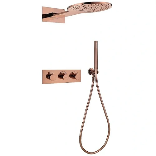 Душевой комплект Abber Wasser Kreis розовое золото - фото 5