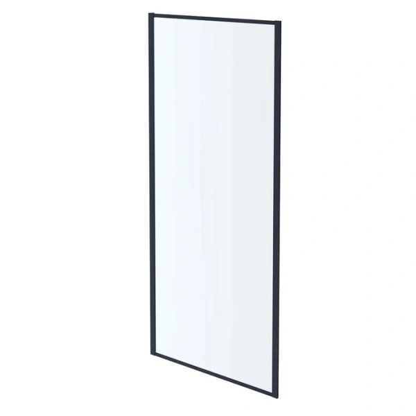 Душевая перегородка Акватек 100 см профиль оружейная сталь AQ ARI WA 10020GM (детальная фотография)