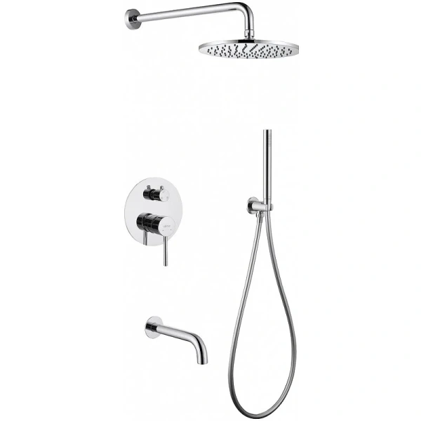 Душевой комплект Abber Wasser Kreis хром AF8117 (детальная фотография)