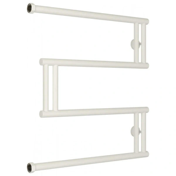 Полотенцесушитель водяной Сунержа High-Tech+ 60х60 см белый матовый 30-4050-6060 (детальная фотография)