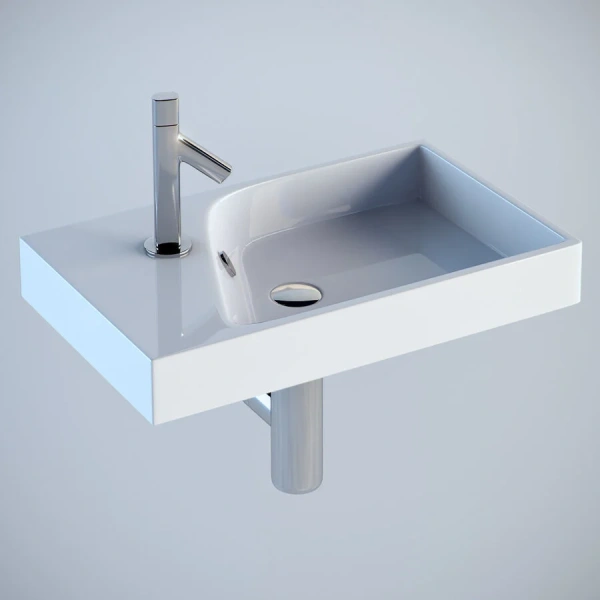 Раковина Jacob Delafon Rythmik 60 см белая EXR112-00 (детальная фотография), белые