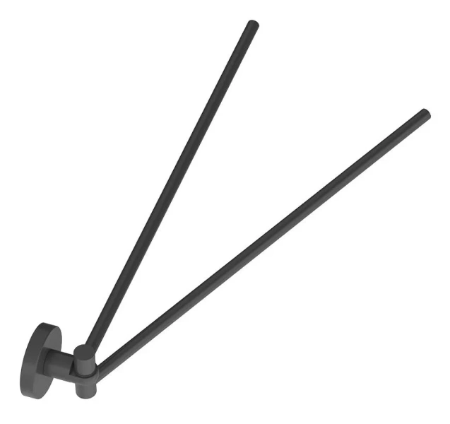 Полотенцедержатель Cezares Relax черный матовый RELAX-THD-S-NOP (детальная фотография), черные