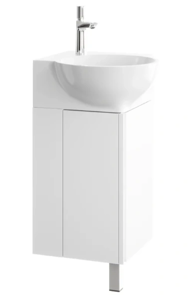 Тумба под раковину напольная Aqwella Porto 36.5 см белая POR0104WW (детальная фотография)