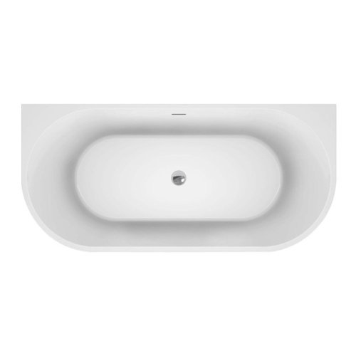 Ванна акриловая BelBagno 150x75 см пристенная BB710-1500-750 (детальная фотография), овальные