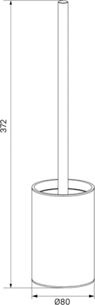 Ершик IDDIS Petite графит PETGMP0i47 (детальная фотография), другие