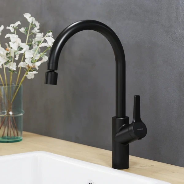 Смеситель для кухни Damixa Eclipse 2 режима струи DX310722300 (детальная фотография), для кухни