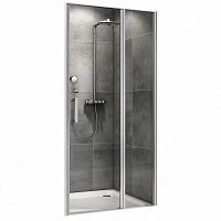 Душевая дверь в нишу Abber Sonnenstrand 120 см профиль хром