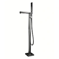 Смеситель для ванны Black&White Universe темно-серый матовый