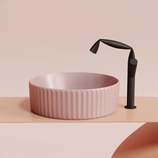 Раковина Ceramica Nova Element 36 см розовая CN6057MP (детальная фотография), другие