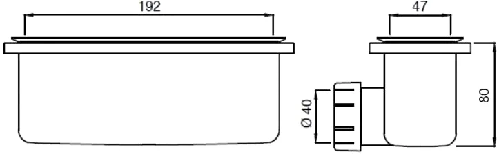 Сифон для поддона Ideal Standard UltraFlat New хром T4493AA (детальная фотография) index_3