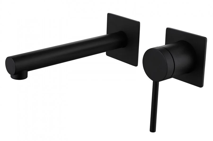 Смеситель для раковины Abber Emotion черный матовый AF8812B (детальная фотография)