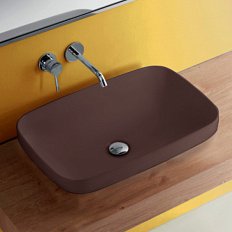 Раковина Kerasan Tribeca 60 см Borgogna Matt