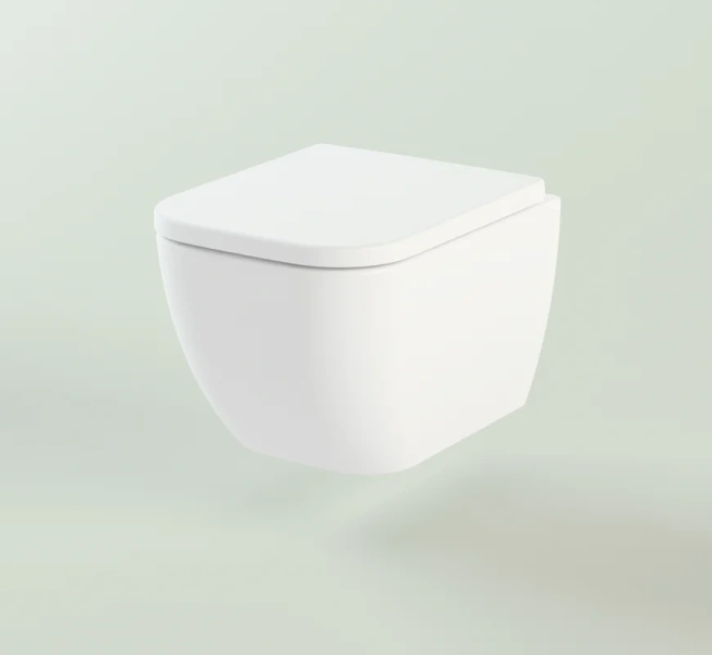 Унитаз подвесной Lavinia Boho One с сиденьем микролифт 3302003C (детальная фотография), сиденье с микролифтом , с антивсплеском index_1