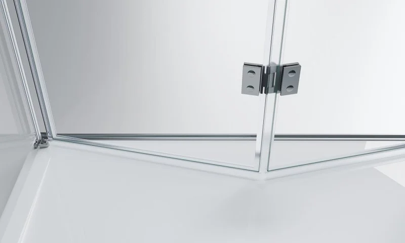 Душевой уголок BelBagno Albano 80х80 см с прозрачным стеклом ALBANO-AS-1-80-C-Cr (детальная фотография), 80х80