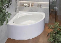 Ванна акриловая Roca Bali 150 x 150 см, 7.2486.3.900.0, четверть круга, белый