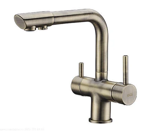 Смеситель для кухни WasserKRAFT под фильтр, светлая бронза A8037 (детальная фотография)