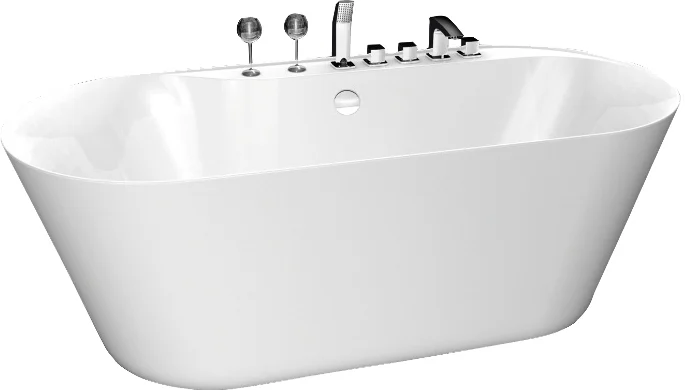 Ванна акриловая BelBagno 180х85 см белая BB14 (детальная фотография)