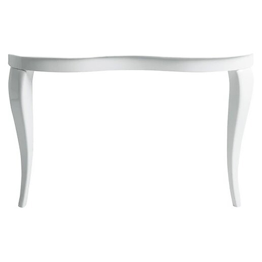 Консоль под раковину, массив берёзы, цвет Bianco Lucido, Simas Lante LAM120 BI (детальная фотография)