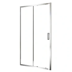 Душевой уголок Black&White Stellar Wind 7151100 + 720100S 110x100 см профиль хром